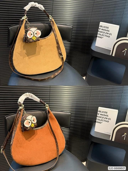 Suede Handbag